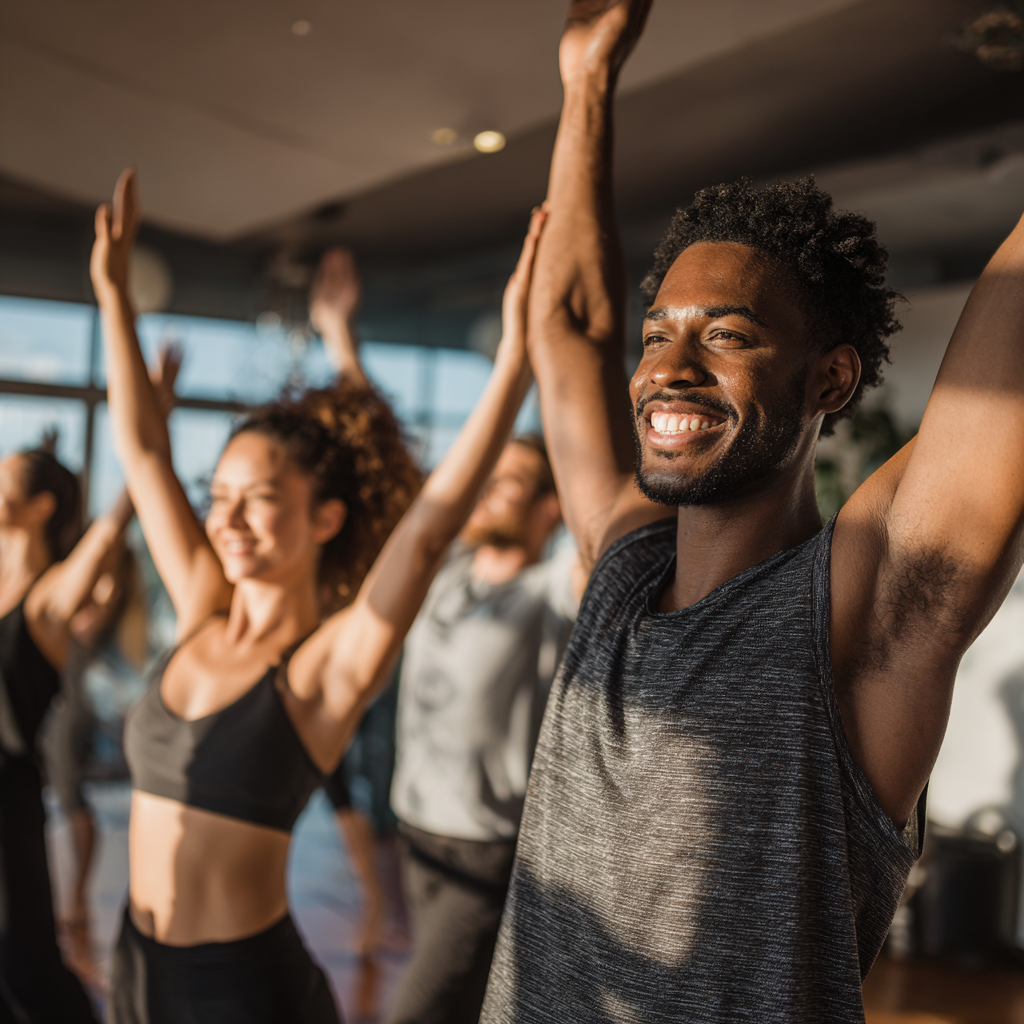 Group fitness class